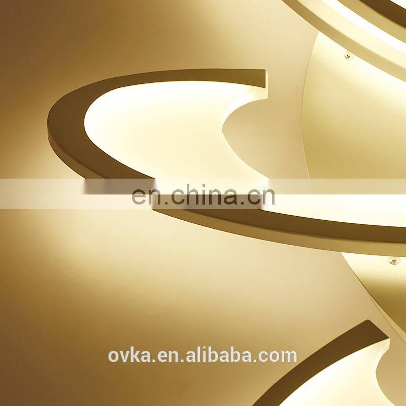 Creative acrylic living room led ceiling light