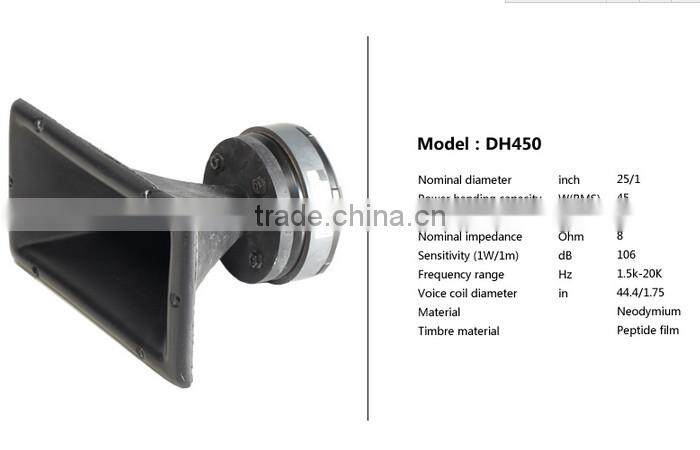 H3, Neodymium speaker, 15 inch passive 3-way full range loudspeaker, stage monitors