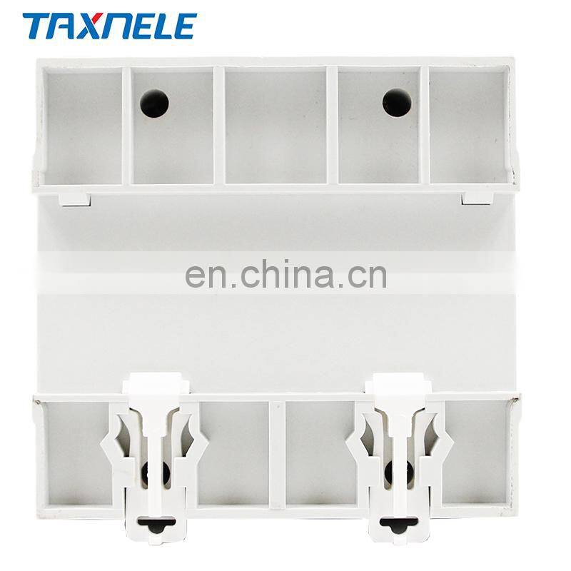 3 three phase Voltage Current Relay Protector 63A 60A 220V 3P+N Over Under Voltage Relay Current limiter automatic protect