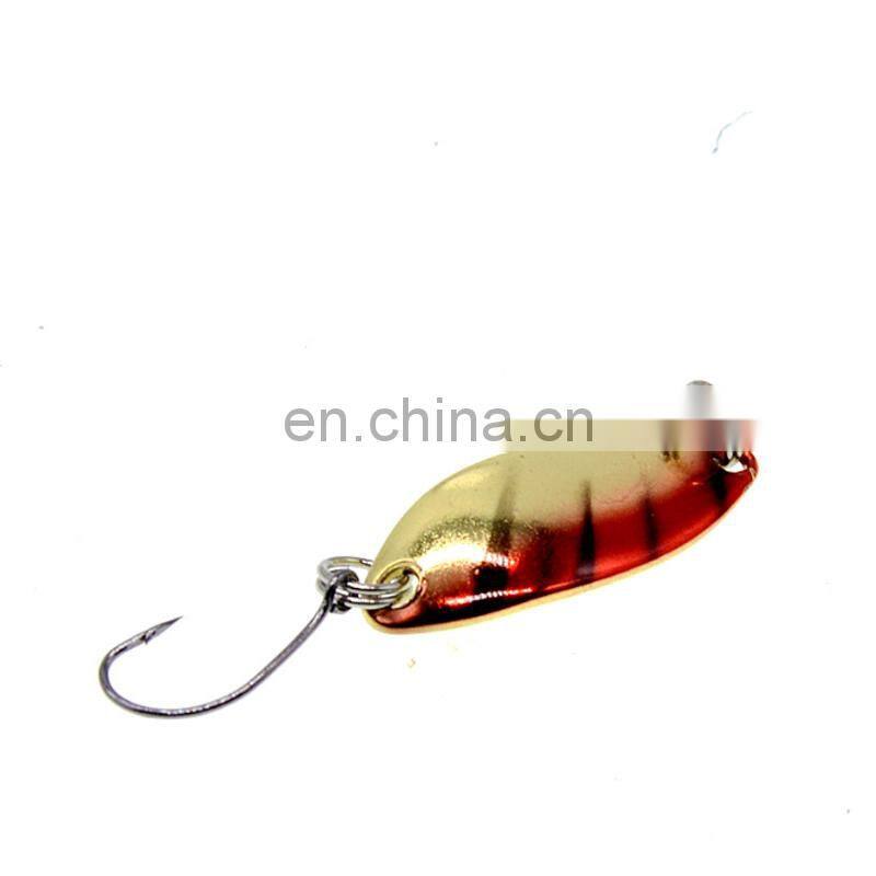 Amazon Hot Sale 2.5g FISHING LURE BLANKS Metal Fishing Spoon Freshwater Fish Lure