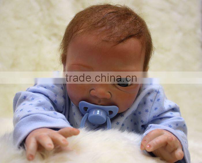 Soft vinyl reborn baby dolls silicone newborn doll kits DK-17