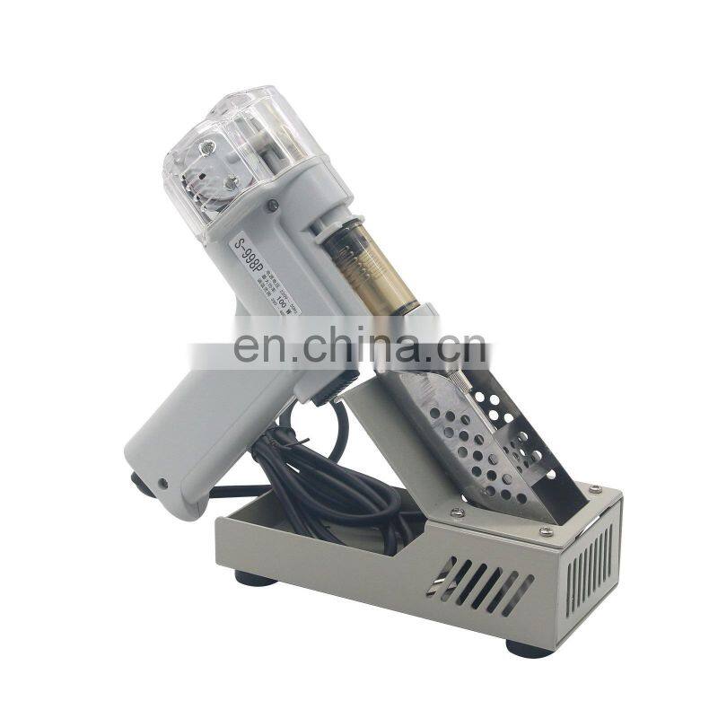 S-998P 220V 100W Electric Desoldering Gun Double-Pump Vacuum Pump Solder Sucker