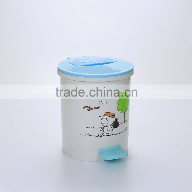10L Novelty Foot pedal Plastic Trash Can garbage bin waste bin