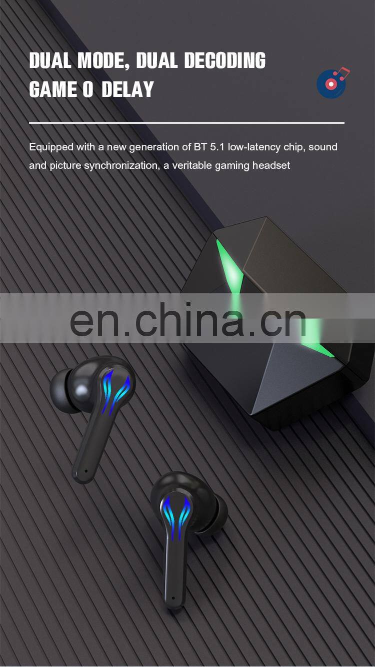 Deep Bass Sound Positioning P86 BT5.1+EDR Game Earbuds Zero Latency wireless gaming headset headphones