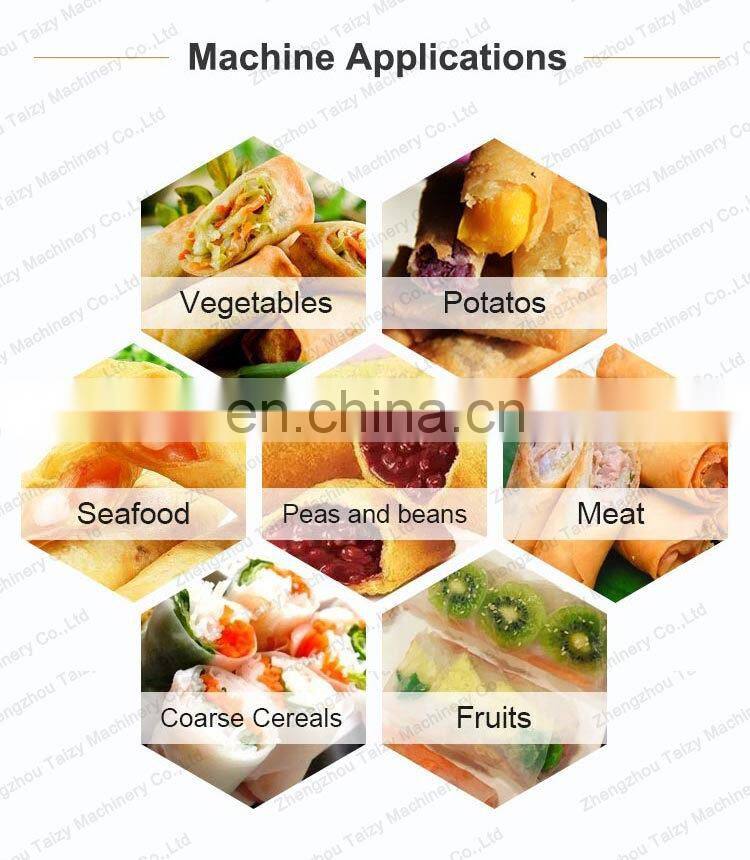 Automatic Dumpling Wrapper Machine Spring Roll Pastry Sheet Making Machine Lumpia Making Machine
