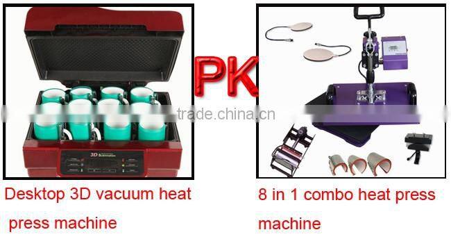 3D Sublimation Heat Press Machine for Phone Cases Mugs Cups Heat Transfer+Gifts