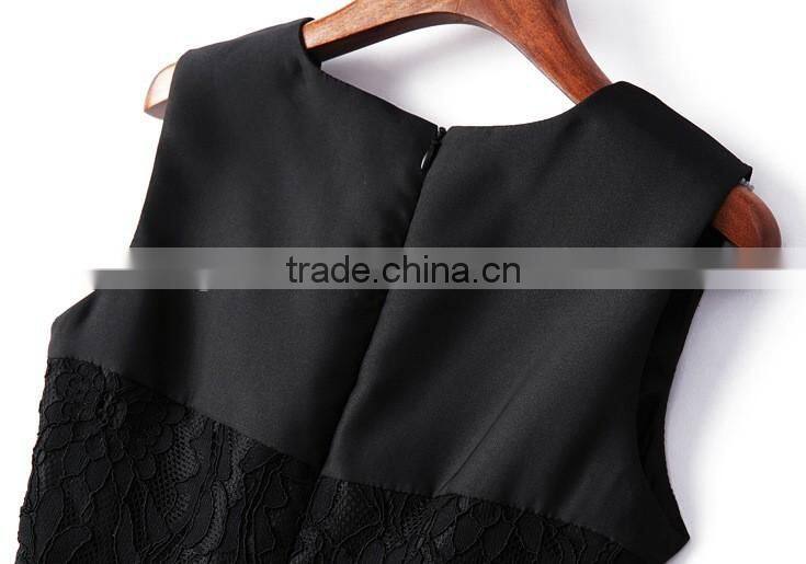 Sexy Slim Dress Sleevess Lace Dress womans evening dress