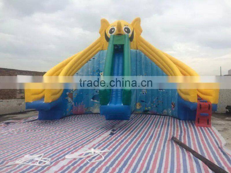 2015 hot sale Inflatable water Slide,slider with three lines