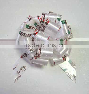 SP Handmade Blue Pull Bow Ribbon/Plastic Ribbon Pull Bow for Celebration Wedding or Wrapping Basket