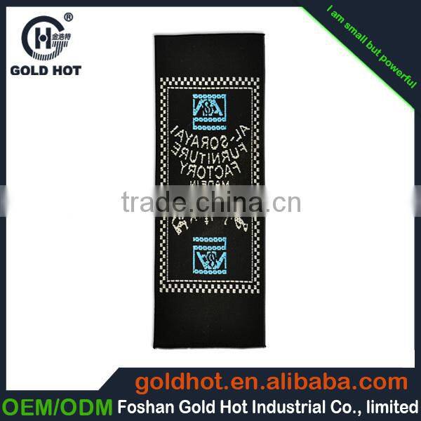 personalized soft logo label for clothes,cotton label on sales