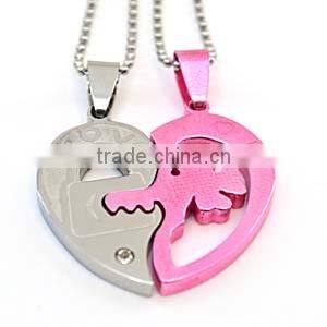 Mothers Day Wholesale Gifts Crystal Heart Silver Pendant For Friends