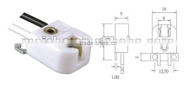 250v 2A CE CUL wired t5 waterproof lampholder