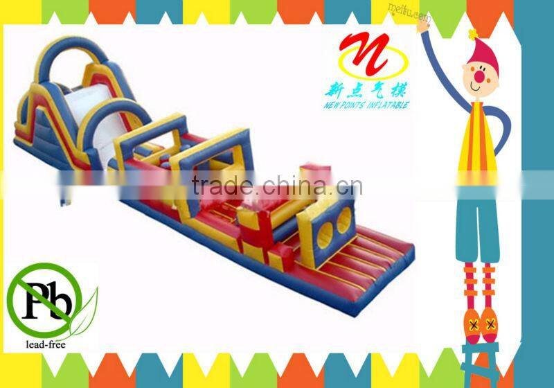 0.55mm pvc inflatable games obstacle course