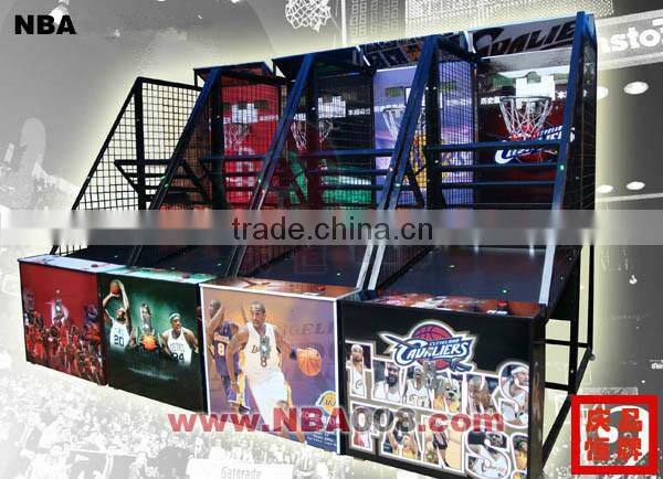 Rocket Team Best-quality Coin Operated Basketball Game Shooting Machine