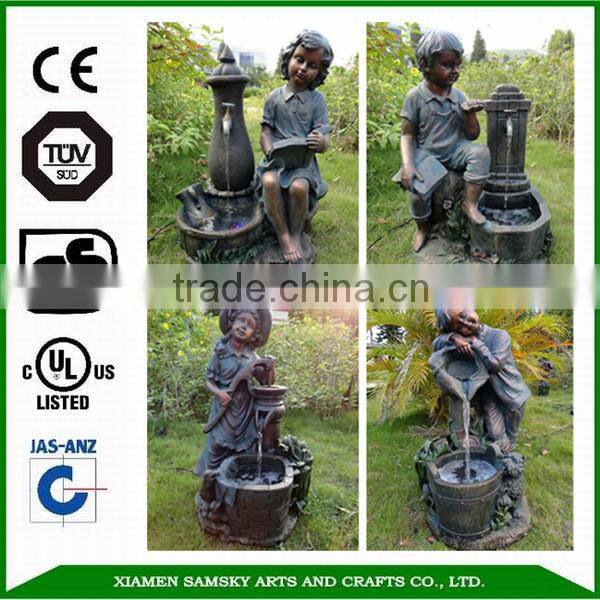 2016 hot sales garden antique pot water fountain