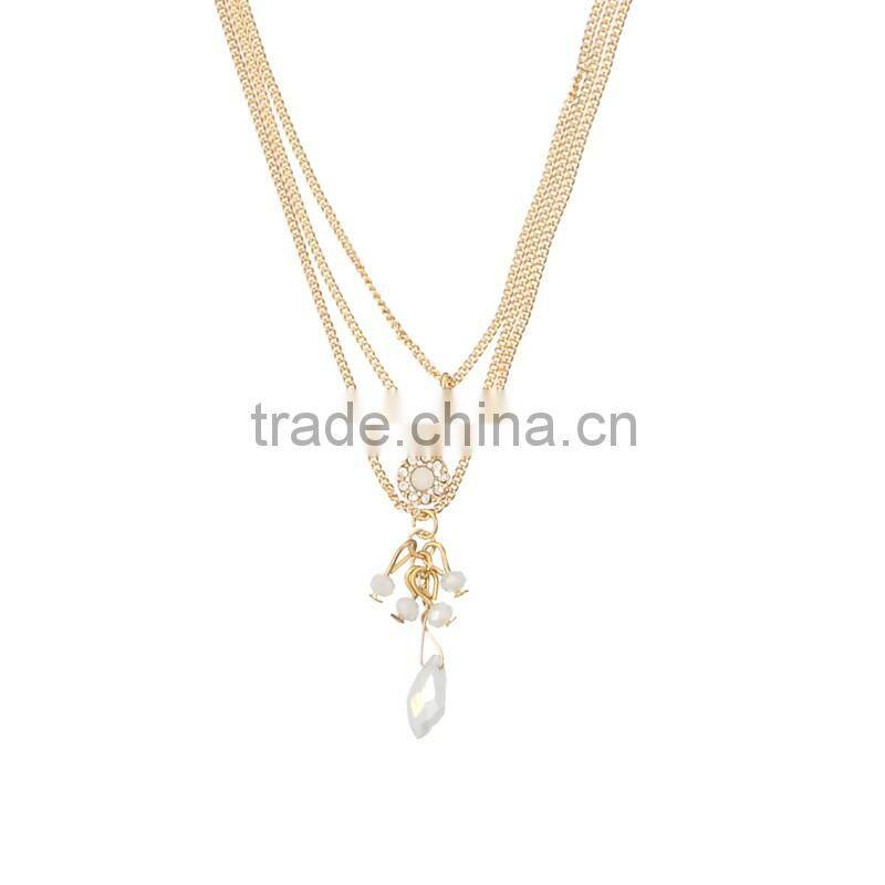 Yiwu Manufacturer for Fashion Layered Necklace Jewelry for Women