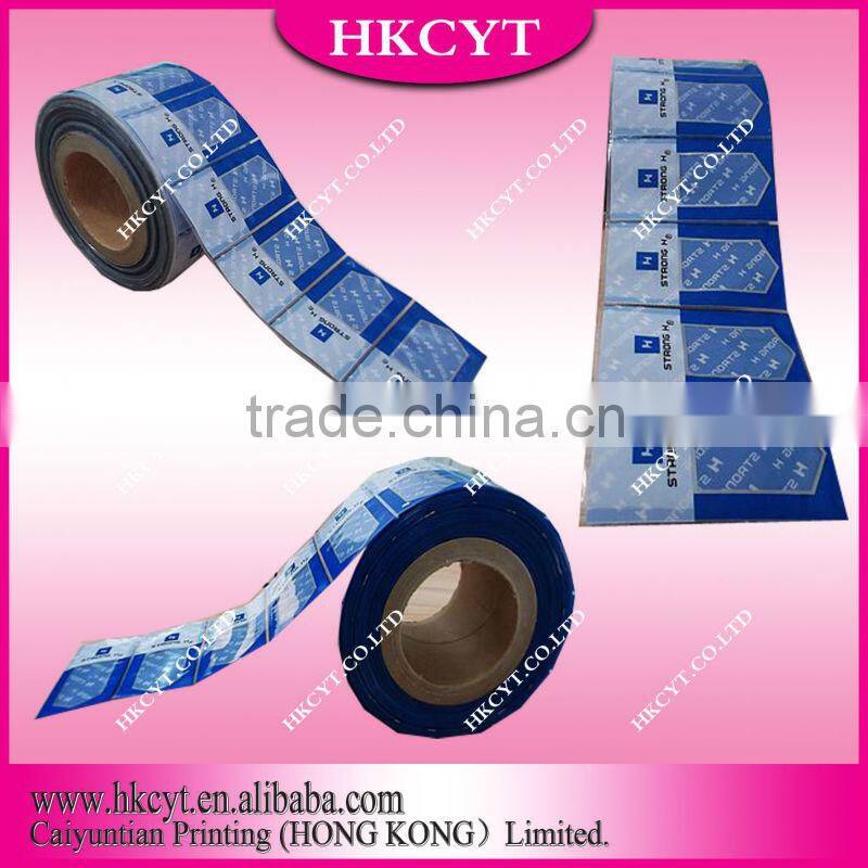 Newest pe folding plastic bags with clear window/small packaging bags