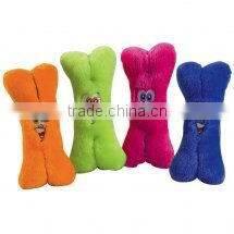 plush dog toy/dog plush toy/plush toy for dog/bone dog toy