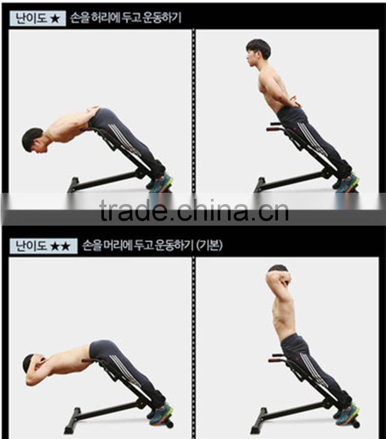 best selling back stretching muscle exercise Chair/popular commercial roman chair