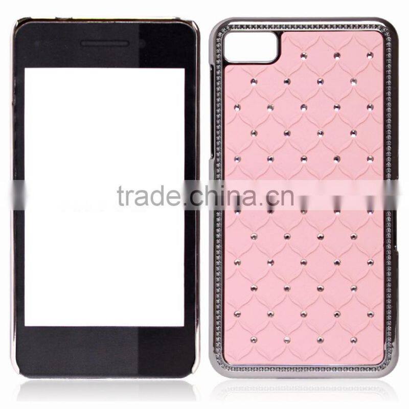 Luxury Glitter Sparkly Diamond Hard Case Cover for Blackberry Z10 /bumper frame for BB10