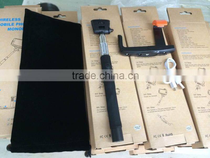 Flexible Tripod Type and Digital Camera Use CE/RoHs/BQB Certificates bluetooth selfiestick