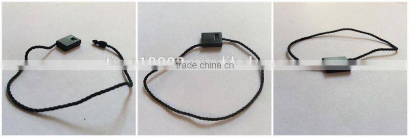 quality string seal tag, hang tag string, garment plastic seal tag black seal tag outdoor led string lights
