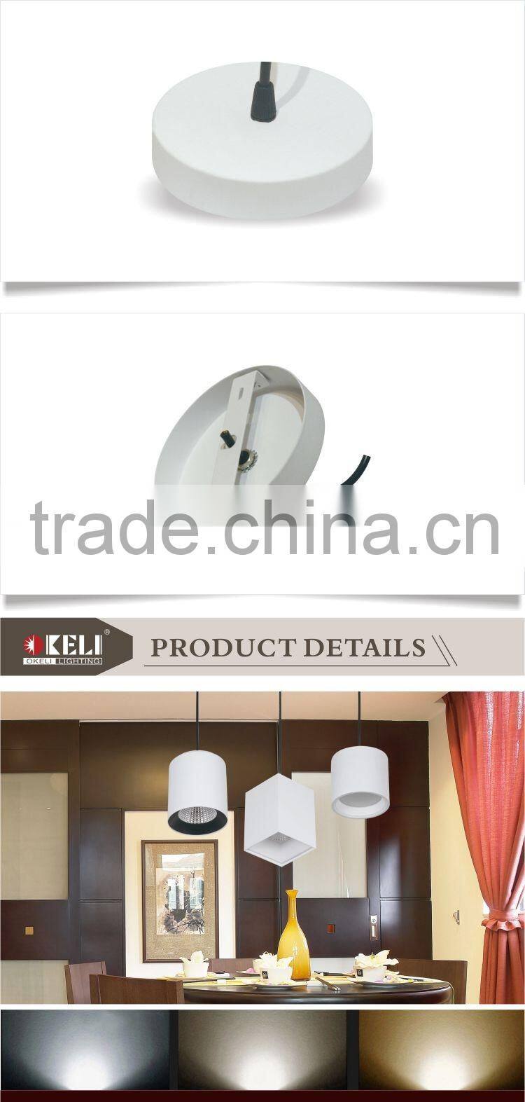 Mordern brief fashion COB LED pendent downlight for hotel