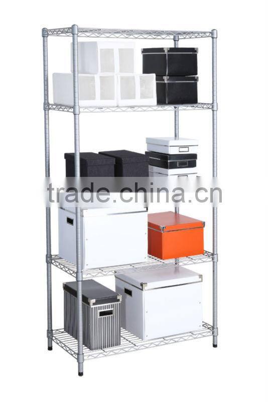 CE approval gray epoxy coated wire shelf