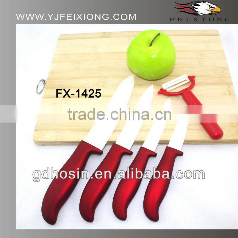 Sharp ceramic blade peeler