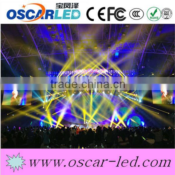 High brightness full-color indoor rental led display die-cast P6 stage performance led screen display rental led display