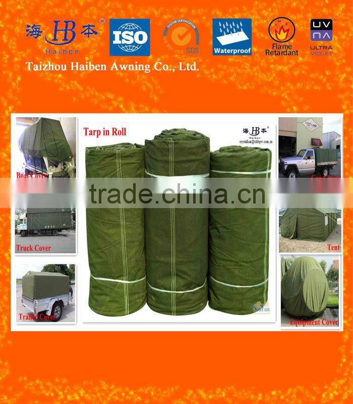 Haiben Canvas Fabric Canvas Tarpaulin for Canvas Truck Cover Prices