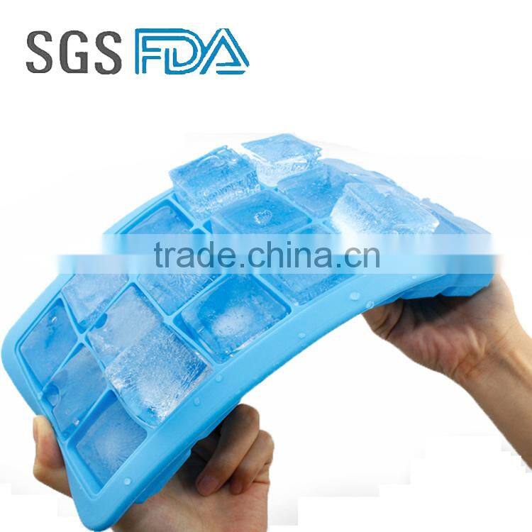 SGS&FDA 21 Cavity custom silicone ice cube tray