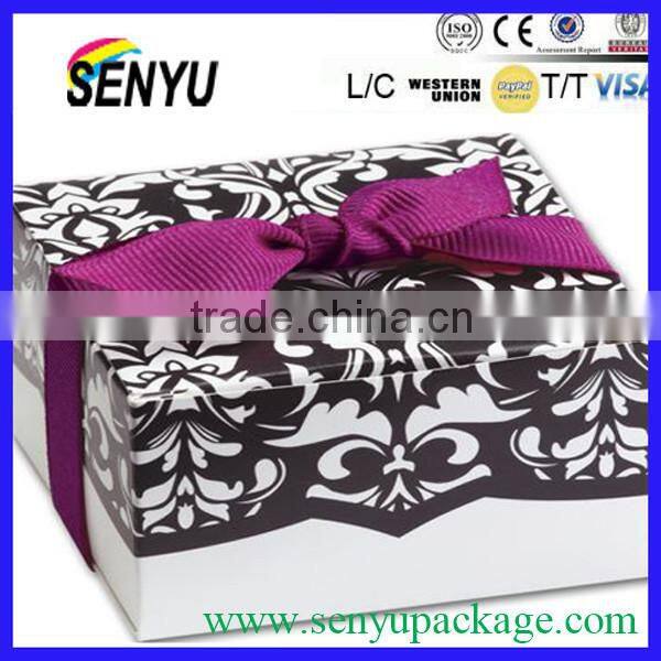 Wholesale Custom Design Luxury Beautiful Folding Paper Gift Box