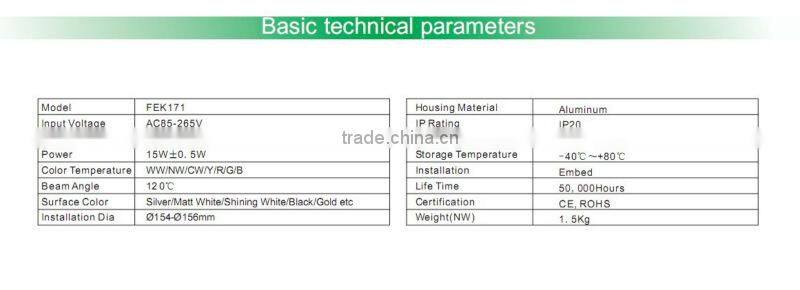2013 quality ip44 led downlight 6inch