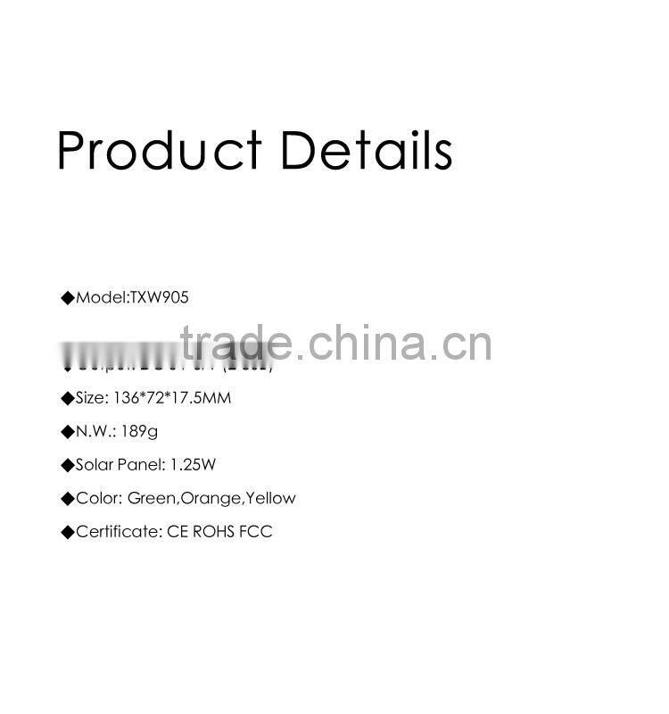 10000mAh Solar Panel Power Bank Mobile Power Bank with Dual USB