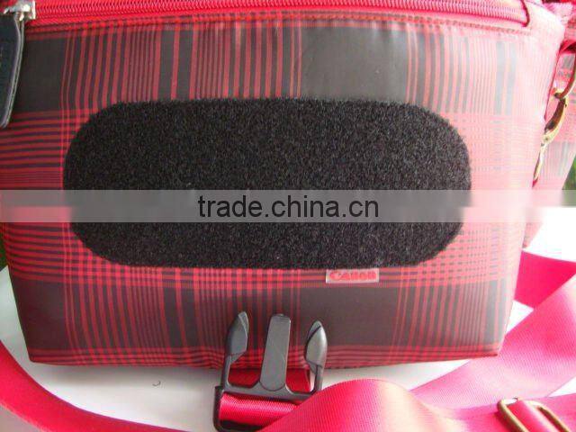 2016 New red and black Waterproof Nylon cross body bag cheap Camera Bag manufacturer camera tote bag