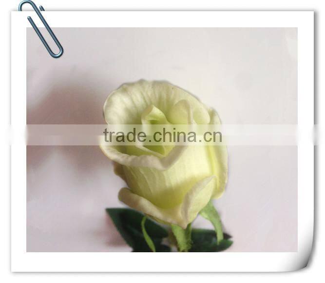 2015 latest PU material artificial blue rose flower bud