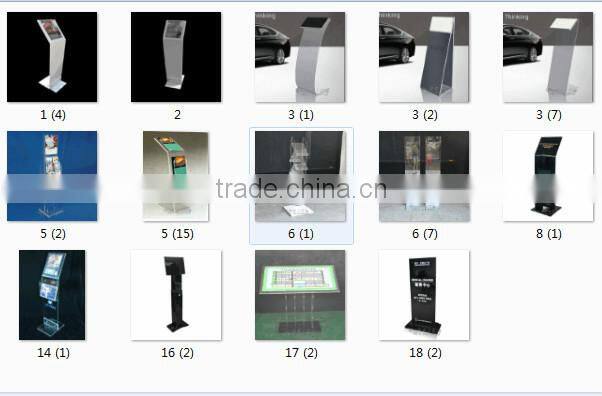 Acrylic floor plate, floor index cards, index cards building plan