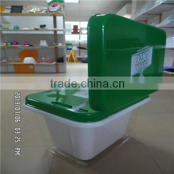 Plastic acrylic tissue box