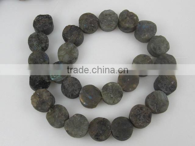 Labradorite rough coins 25mm rough gemstone for jewelry making 1210