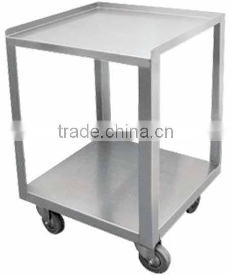 Stainless steel utility table with caster for hospital & kitchen
