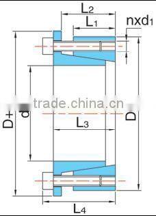 China Lowest price Z8 Type high precision. Keyless Swelling link sets,fasteners and nuts