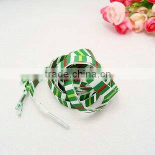 Heat transferred custom printing shoelace for sneaker