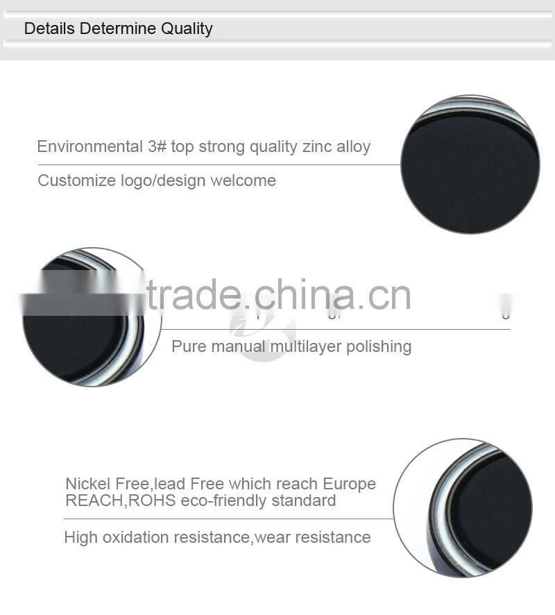 Fancy Custom Black Metal Snaps Buttons For Clothing