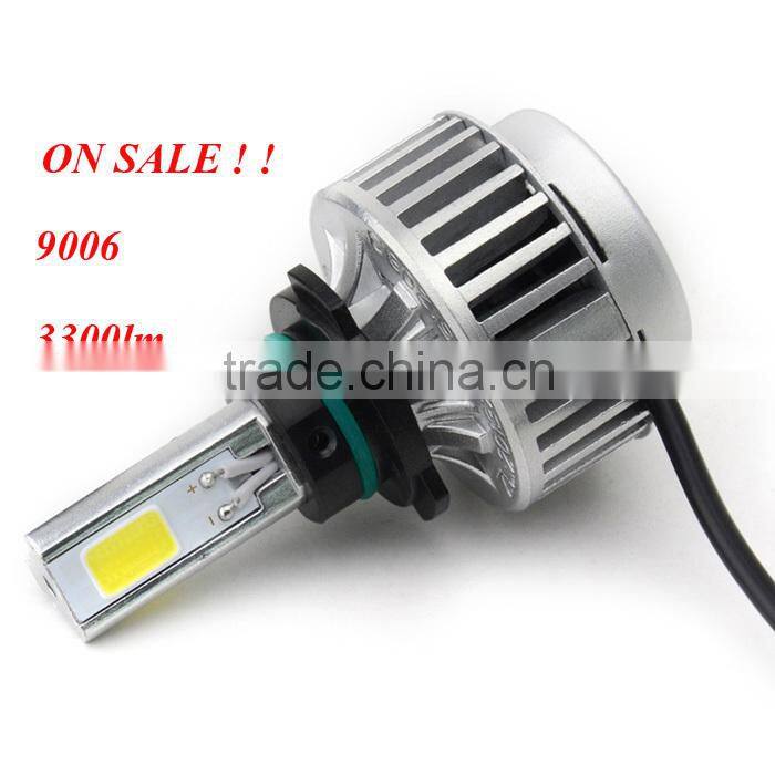 Brightest 3 sides emitting 3300lm H7 H8 H9 H11 9005 9006 car led lamp