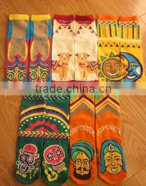 custom men colored fun socks for men