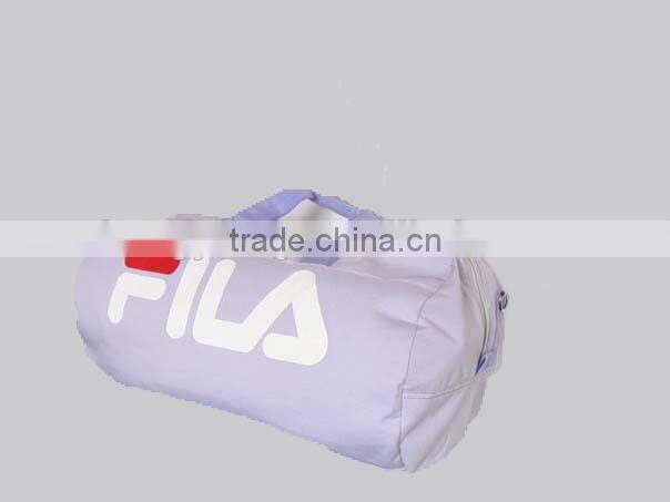 Low toxic solid color knit travel sport tote bag with customize logo