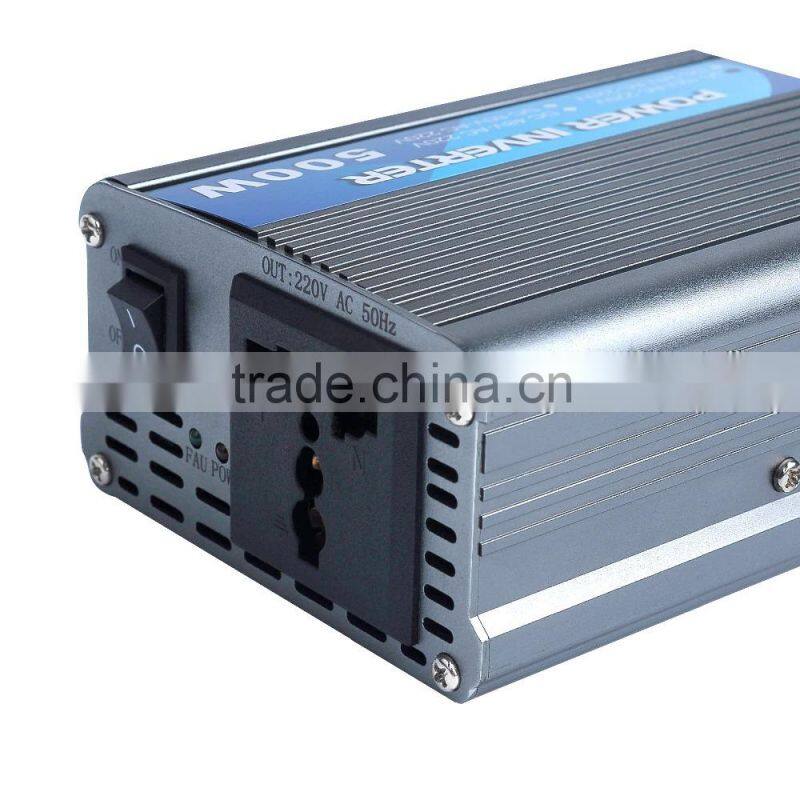 Hot sell Meind 500W car power inverter with battery charge