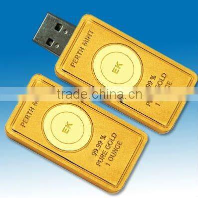 golden bullion USB Drive 64GB Gift