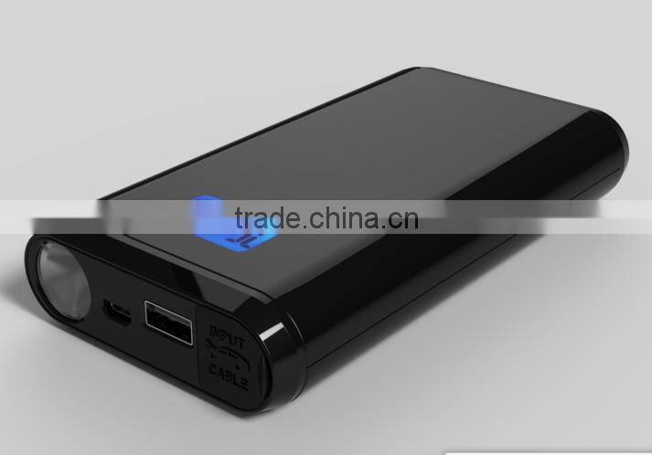 8000mAh Mini LiCo battery jump starter with LCD screen for 3000cc gasoline car